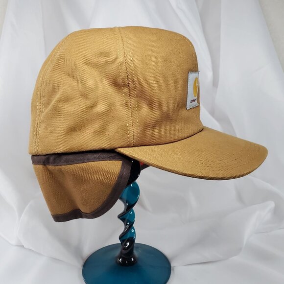 VTG Carhartt Trapper Hat Insulated Elmer Fudd Duck Canvas Men’s SZ Large USA - Picture 5 of 9